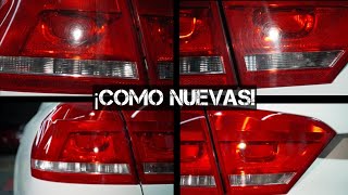 Deja las luces traseras de tu auto como nuevas [upl. by Godewyn]