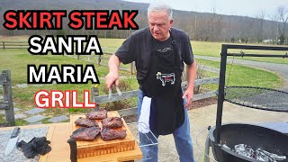 How to Make Delicious SKIRT STEAK on the Santa Maria Grill Step By Step [upl. by Sweet]