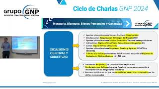 Paquete Fiscal Moratoria Blanqueo Bienes Personales Ganancias y Acuerdo EEUURA Grupo GNP [upl. by Frere]