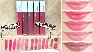 Maybelline Superstay Matte Ink Liquid Lipsticks  Lip Swatches amp Review [upl. by Cirted]