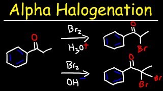 Alpha Halogenation of Ketones [upl. by Blondy]