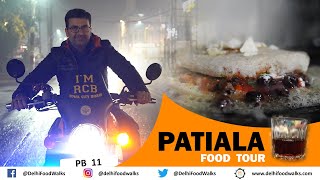 PATIALA Food Tour  Tasty CHANA KULCHA  Best Paneer Pakoda  FORMULA Chai  Patiala PEG [upl. by Idelle91]