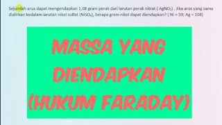 Konsep Mudah Menentukan Massa yang diendapkan Elektrolisis Faraday 2 Kimia SMA [upl. by Retse]