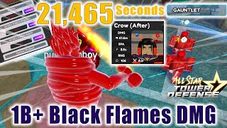 OP 6Star Banner Unit Buffed Crow After  Itachi  Gauntlet Farm  Roblox All Star Tower Defense [upl. by Hcab448]