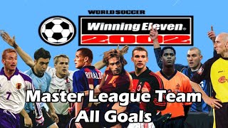 PS1 Winning Eleven 2002ISS2002 All Goals [upl. by Emil]