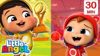 Apples VS Bananas Who Will Win  LittleAngel Kids Songs amp Nursery Rhymes [upl. by Annaid]