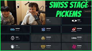 Caedrels Swiss Stage Pickems ft Expect  Worlds 2023 [upl. by Llebana]