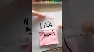 Wait✋they dont love you like I love you ✨Cute Zip Lock Bag Trick art drawing magic [upl. by Franck]