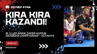 ZEYNEP AYNA KIRA KIRA KAZANDI KAZANIRKEN GÜLDÜRDÜ kickboks mehmetmıstık kickboxing [upl. by Anaila]