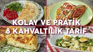 Kolay ve Pratik 8 Kahvaltılık Tarif Seç Beğen  Yemek Tarifleri [upl. by Greenes]