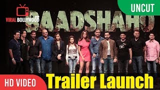 UNCUT  Baadshaho Official Trailer Launch  Ajay Devgn Emraan Hashmi Ileana DCruz [upl. by Ardnahc152]