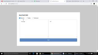 Send SMS  Send Bulk SMS in PHP [upl. by Osmond]