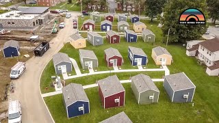 This Tiny Home Community Gives Homeless Veterans A Chance  Working To End Veteran Homelessness [upl. by Lohcin558]