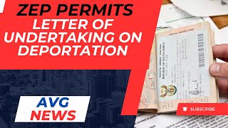 ZEP PERMITS How to write Undertaking on Costs of Deportation Letter from Employer [upl. by Dosia]