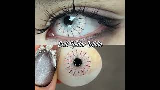 Evil Spider White Cosplay Colored Lenses [upl. by Onivag]