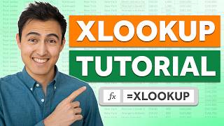 The Ultimate XLOOKUP Tutorial The Best Excel Formula [upl. by Alaham231]