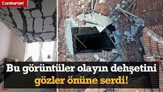 Bu görüntüler olayın dehşetini gözler önüne serdi Çorumdaki patlamada hasarın boyutu [upl. by Lertnahs]