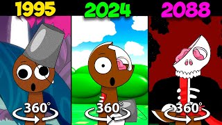 360° VR Incredibox Sprunki 1995 vs 2024 vs 2088 [upl. by Prussian956]