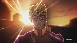 Giorno Defeats Ghiaccio English Dub1080p60 [upl. by Babbette]