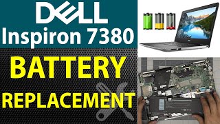 How to Replace or Upgrade Dell Inspiron 7380 Battery  P83G002 [upl. by Ahsienel]