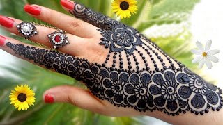 Red Colour Mehndi Design  Amazing Mehndi Design Unique Heena Art [upl. by Nilyac586]