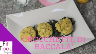 Crocchette di baccalà ricetta [upl. by Prudhoe]