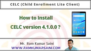 How to Install CELC version 4100   CELC  Child Enrollment Lite Client [upl. by Westley997]