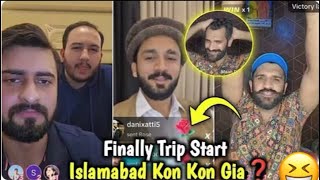 Finally Trip Start Islamabad Kon Kon Gia   Rajab Butt Live Kue Ni Ata [upl. by Einhapets43]