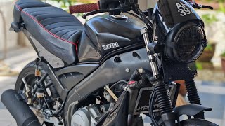 Yamaha Fz150 to CafeRacer Part1 [upl. by Refynnej]