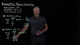 Equipartition Theorem  Examples [upl. by Renita]