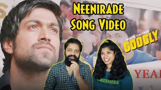 Googly  Neenirade Full Song Video Song REACTION  Malayalam  Yash  Kriti Kharbanda  Sonu Nigam [upl. by Enairb]