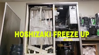 HOSHIZAKI ICE MACHINE FREEZE UP [upl. by Doykos]