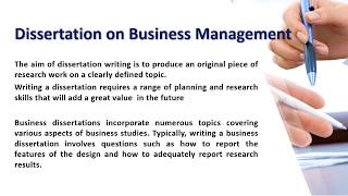 Top 25 Topics to write a Dissertation on Business Management [upl. by Ainel]