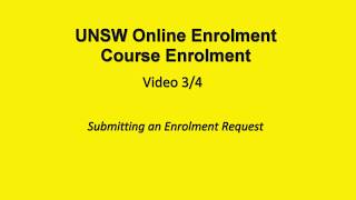 Course Enrolment 3 of 4 – Submitting an enrolment request [upl. by Laumas]