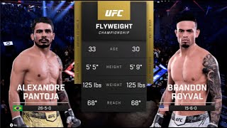 FULL FIGHT  Alexandre Pantoja Vs Brandon Royval UFC 296 [upl. by Nyliak]