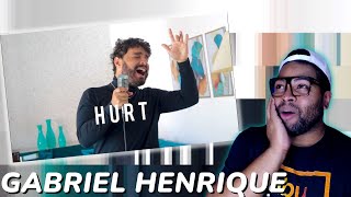 Absolutely Gorgeous  Gabriel Henrique  Hurt Christina Aguilera Cover  REACTION [upl. by Nnylear]