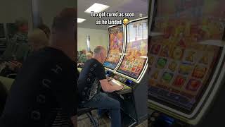 BRO RAN AS SOON AS HE LANDED 😂 slots casino jackpot [upl. by Sivad219]