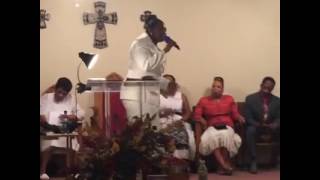 CoPastor Sharnette Colton preaching on quotDont Look Backquot [upl. by Eelrahs]