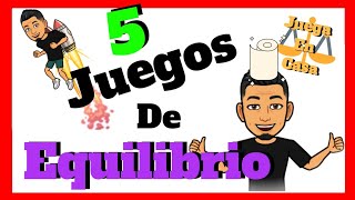 5 Juegos de EQUILIBRIO🤸‍♂️ ESTÁTICO y DINÁMICO para NIÑOS Y NIÑAS👦👧 [upl. by Steffi827]