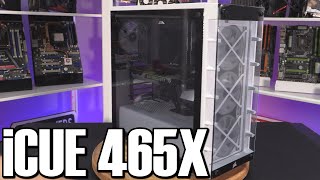 Corsair iCue 465X Case Review CPU and GPU Thermal Testing [upl. by Vescuso433]