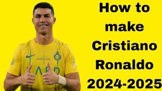 How To Make Cristiano Ronaldo 20242025 in FC 24 [upl. by Mamoun734]