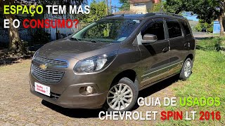 Chevrolet Spin LT 2016 tem espaço Mas e o consumo [upl. by Aitan340]