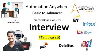 automation anywhere interview questions  A360 Exercise  19a360 rpa rpainterview a360interview [upl. by Eikcin651]