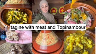 Moroccan tagine with meat and topinambour [upl. by Terag959]