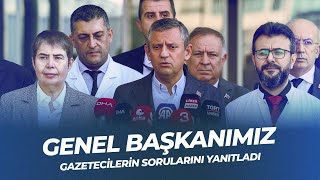 CHP GENEL BAŞKANI ÖZGÜR ÖZEL BASIN MENSUPLARININ SORULARINI YANITLADI 24102024 [upl. by Milburr]