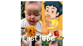 Baby good morning nashta hi nashta 🍝🥗🍱 eating time fast food [upl. by Macario]