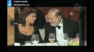 La Sobremesa Carlos Slim y Sophia Loren podrían sostener un romance [upl. by Enileoj990]