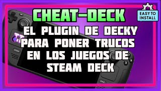 INSTALACION de CheatDeck y Decky para poner trucos en todos tus juegos de Steam Deck [upl. by Concettina]