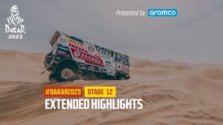 Extended highlights of Stage 12 presented by Aramco  Dakar2023 [upl. by Attenyw]