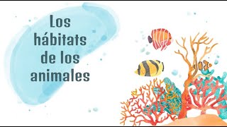 2º Básico  Hábitats de los animales  Ciencias Naturales [upl. by Luht]